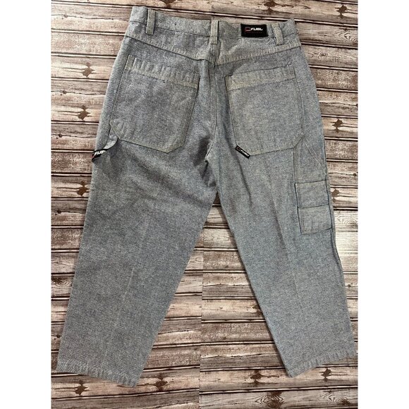 FUBU Gray Men's Pants - Picture 4 of 6
